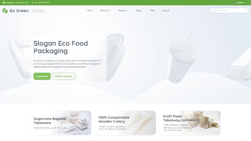 GoGreen Tableware